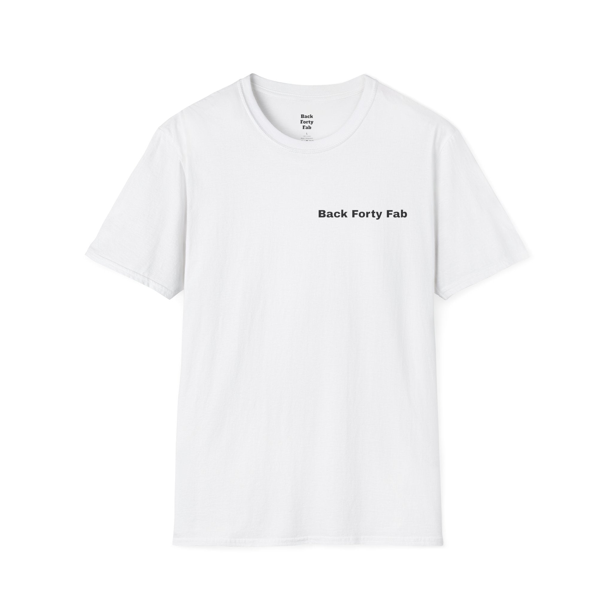 T-Shirt — “Back Forty Fab” / “Clean Hands Daddys Money”