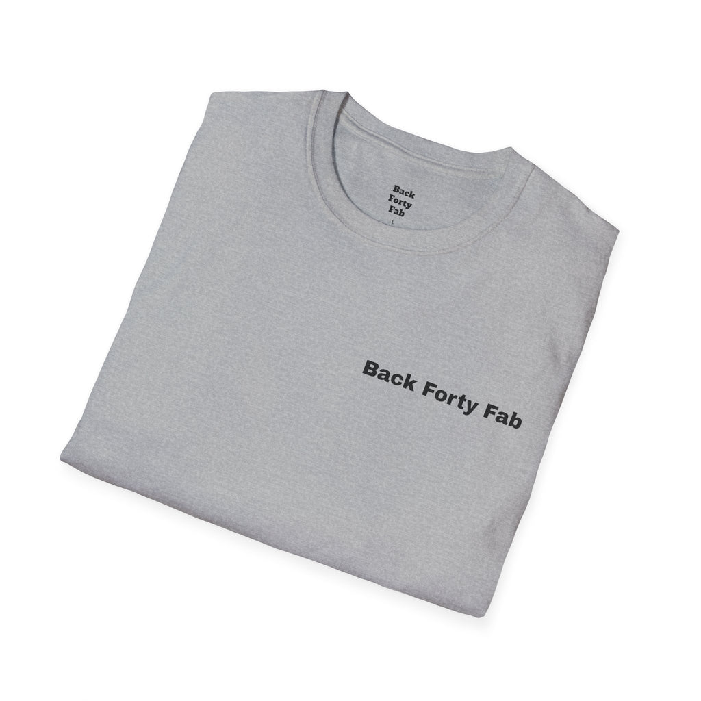 T-Shirt — “Back Forty Fab” / “Clean Hands Daddys Money”