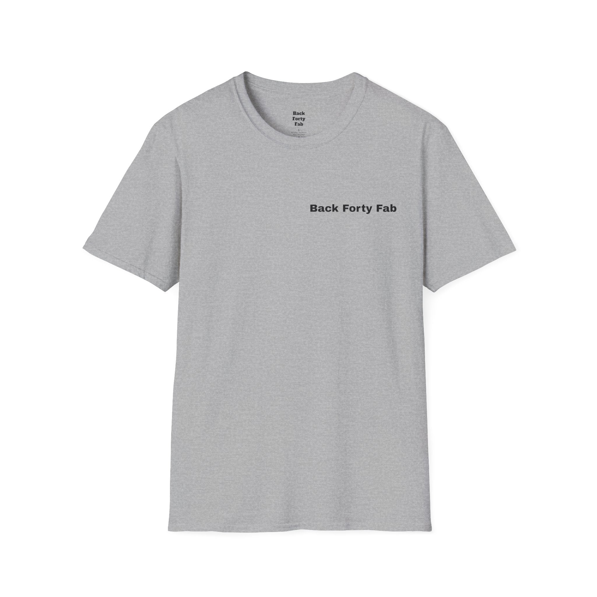T-Shirt — “Back Forty Fab” / “Clean Hands Daddys Money”