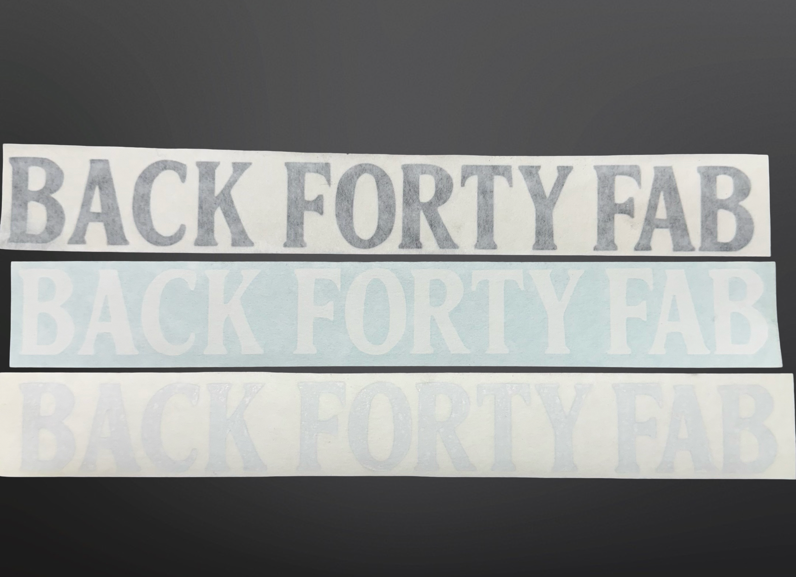 Back Forty Fab Stickers