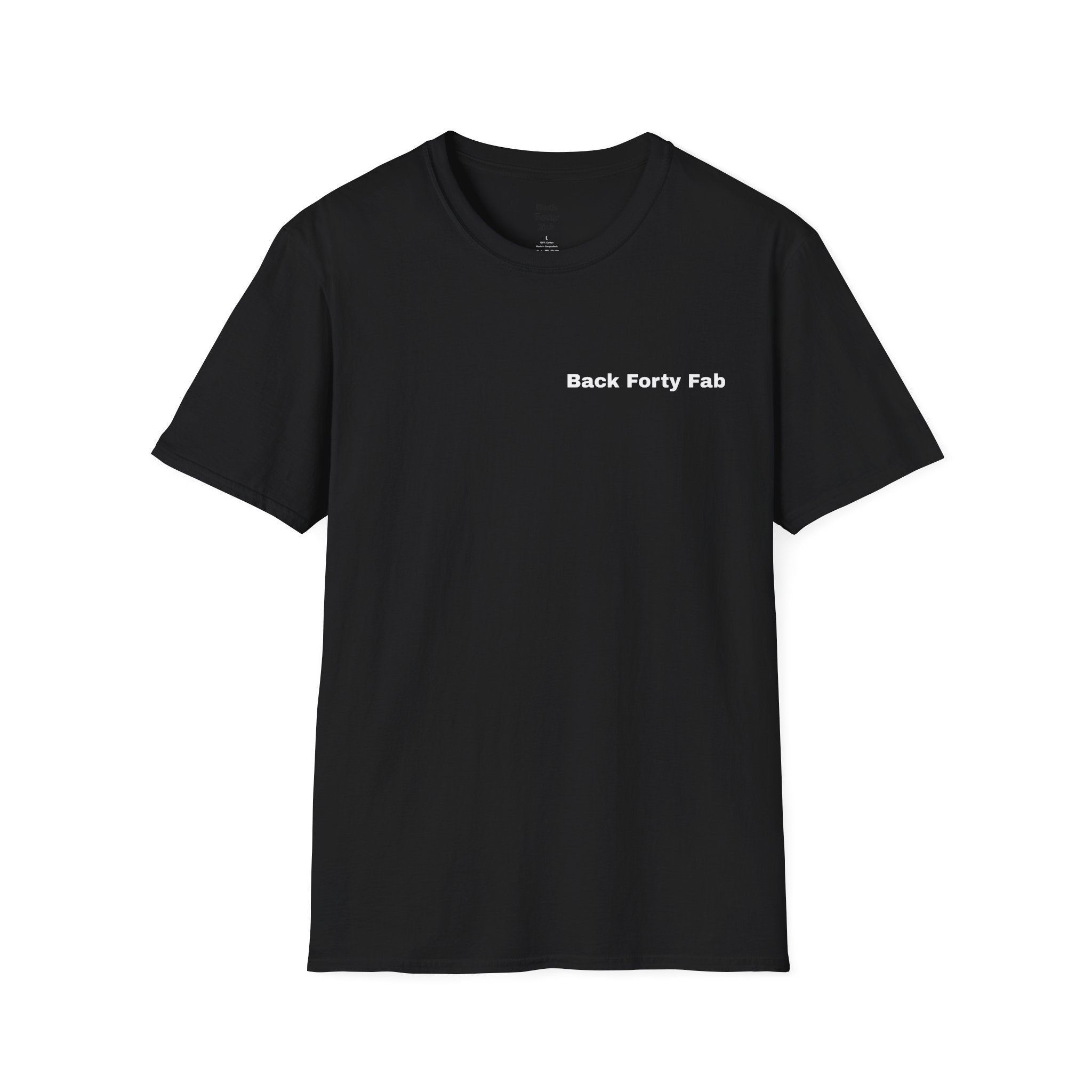 T-Shirt — “Back Forty Fab” / “Clean Hands Daddys Money”