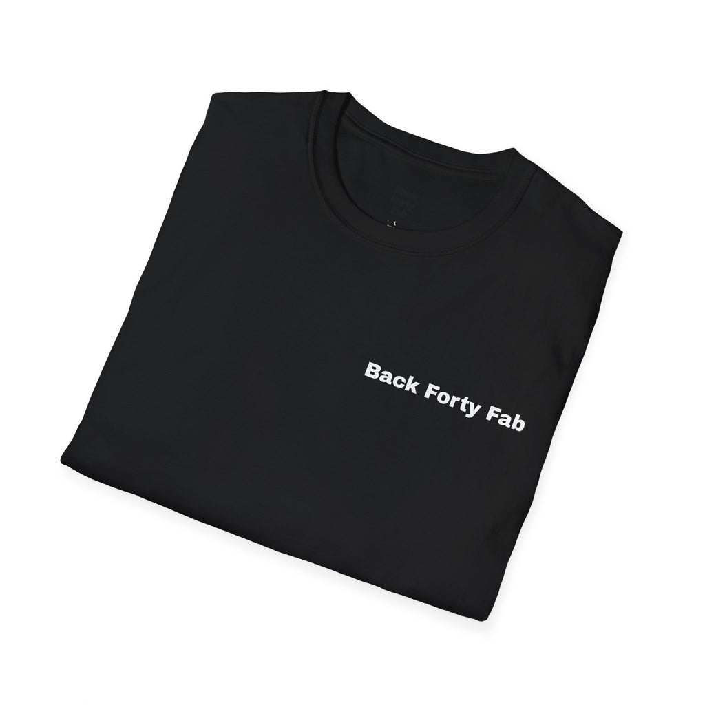 T-Shirt — “Back Forty Fab” / “Clean Hands Daddys Money”