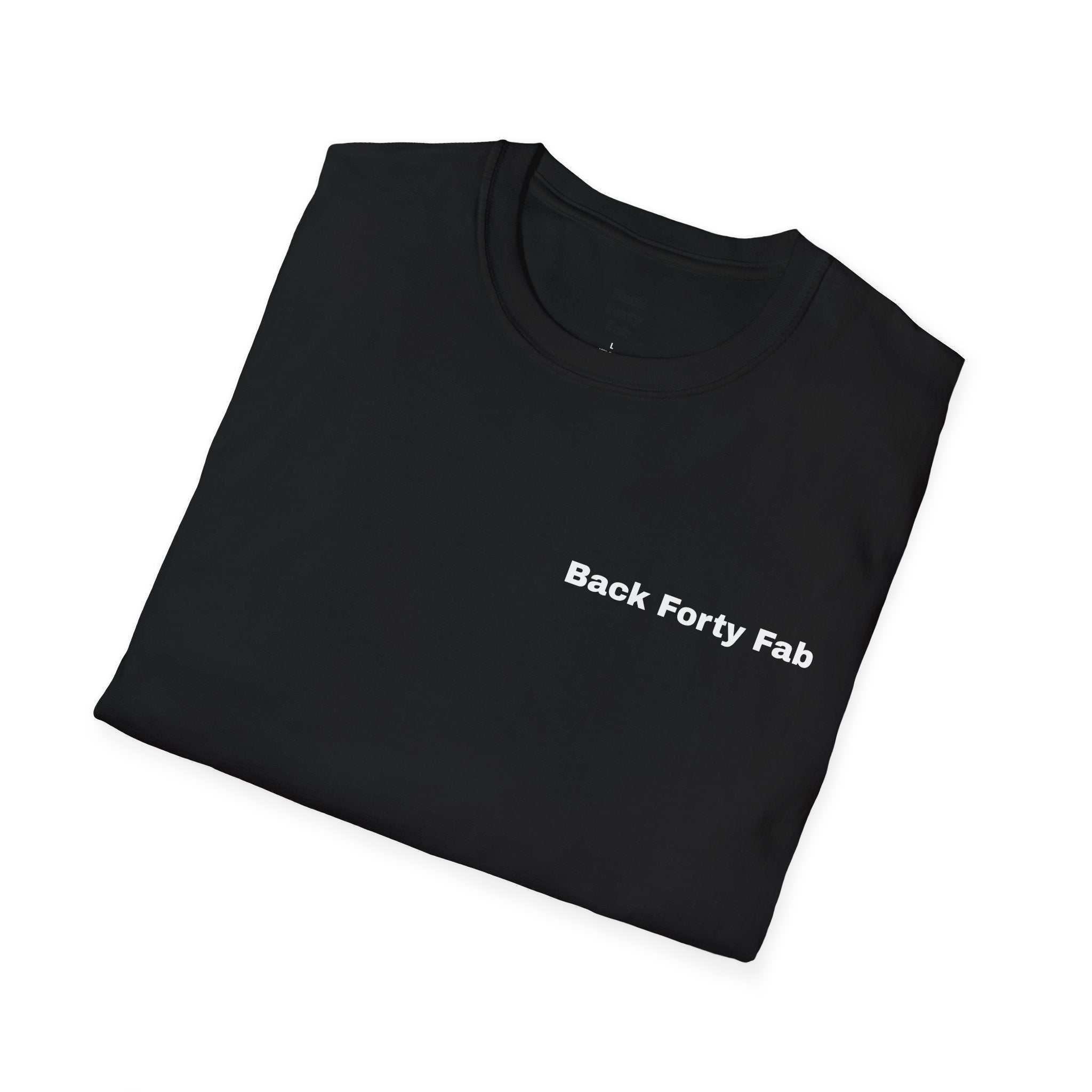 T-Shirt — “Back Forty Fab” / “Clean Hands Daddys Money”